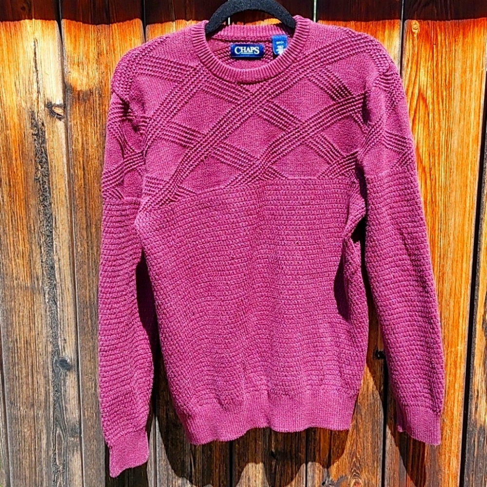 Burgandy knit sweater